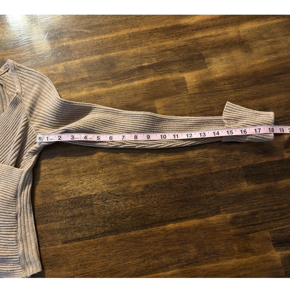 Maeve Anthropologie Size XS Sweater Wrap Front V Neck Knit Pullover Top - Picture 7 of 8